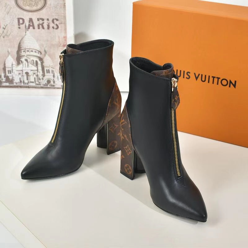 SE539 Size5-11  Heels:9.5cm Material: Cowhide  Lining: Sheep skin Sole: Rubber leather