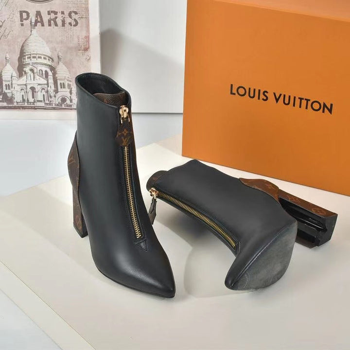 SE539 Size5-11  Heels:9.5cm Material: Cowhide  Lining: Sheep skin Sole: Rubber leather