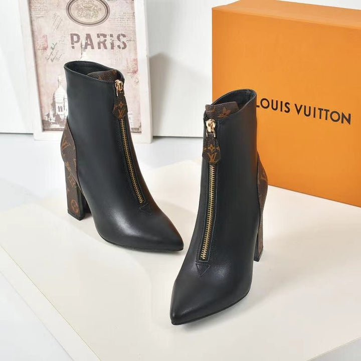 SE539 Size5-11  Heels:9.5cm Material: Cowhide  Lining: Sheep skin Sole: Rubber leather