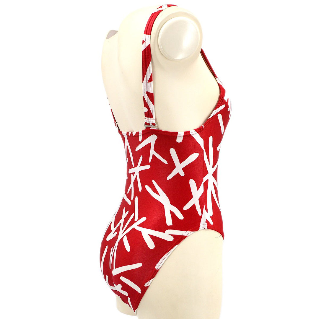 Christian Top quality Dior abstract print swimsuit #M