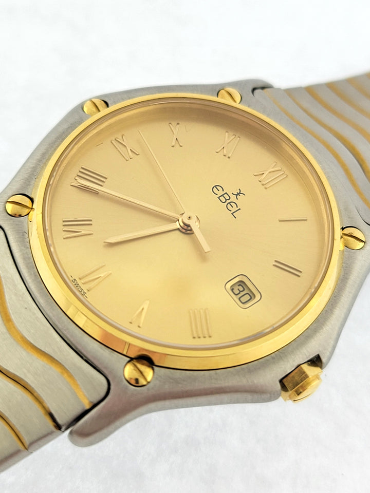 S/S Ebel Sport Wave Classic Watch Ref 183909 Circa 1990's