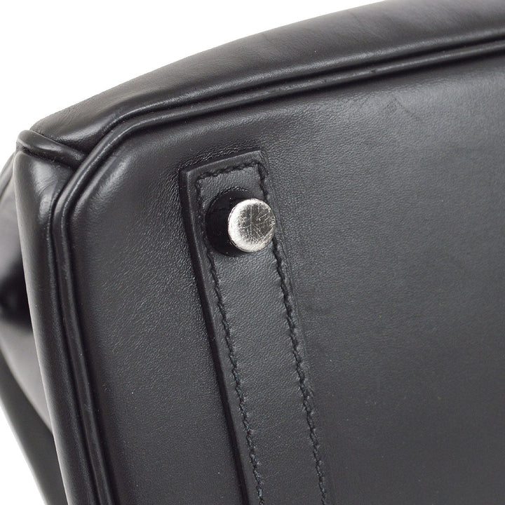 Hermes * 2011 BIRKIN 30 So Black Box calf