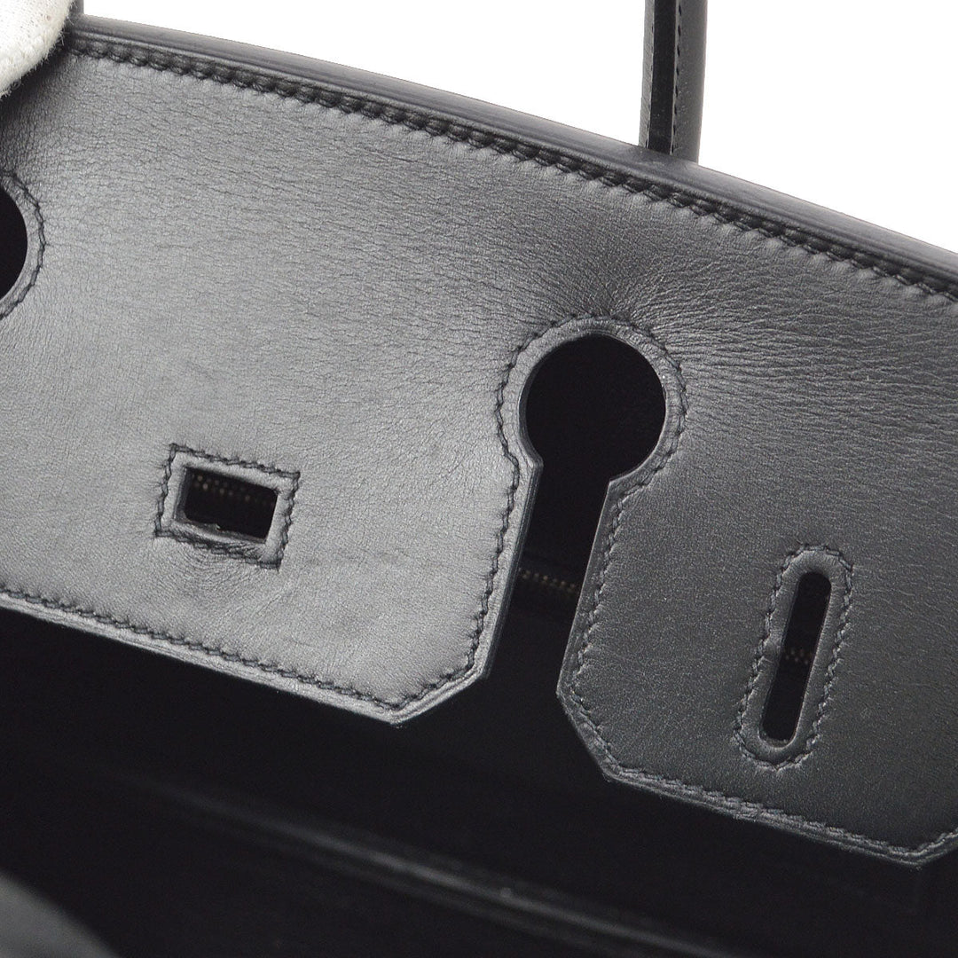 Hermes * 2011 BIRKIN 30 So Black Box calf
