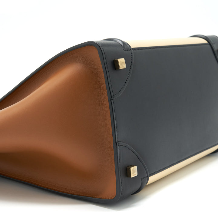 Celine Mini Luggage Bag Calfskin Multicoloured