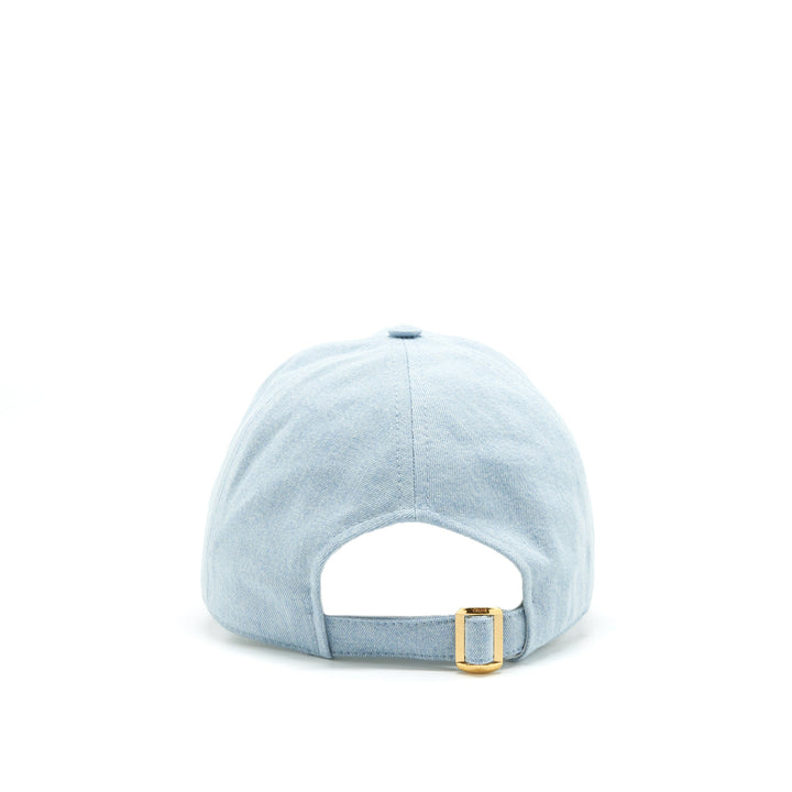 Top Quality Celine Size L Baseball Cap Denim Light Blue