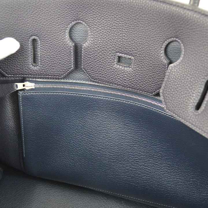 Hermes 2003 BIRKIN 35 Blue Indigo Vibrato Togo