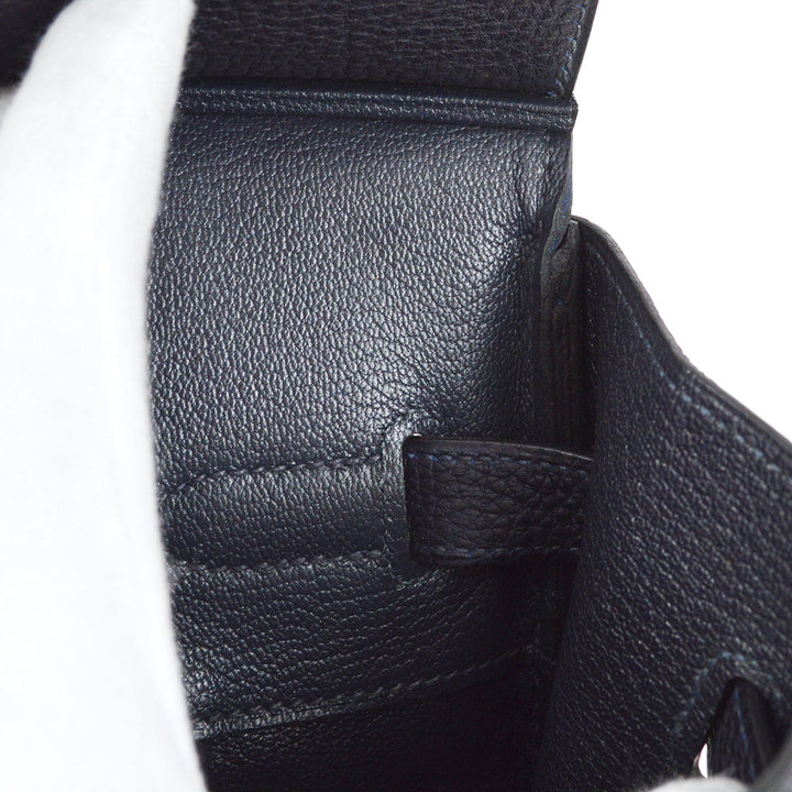 Hermes 2003 BIRKIN 35 Blue Indigo Vibrato Togo