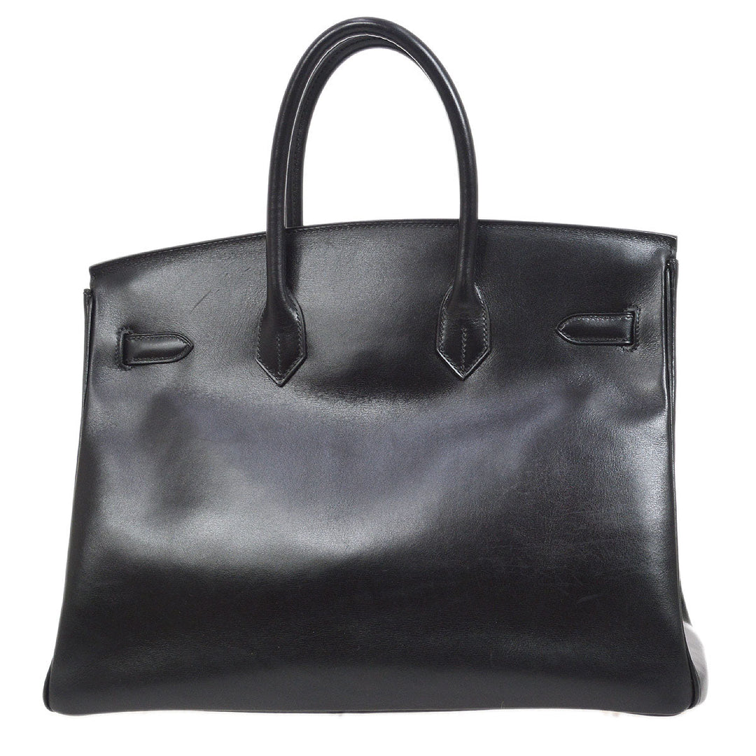 Hermes 2003 BIRKIN 35 Black Box calf