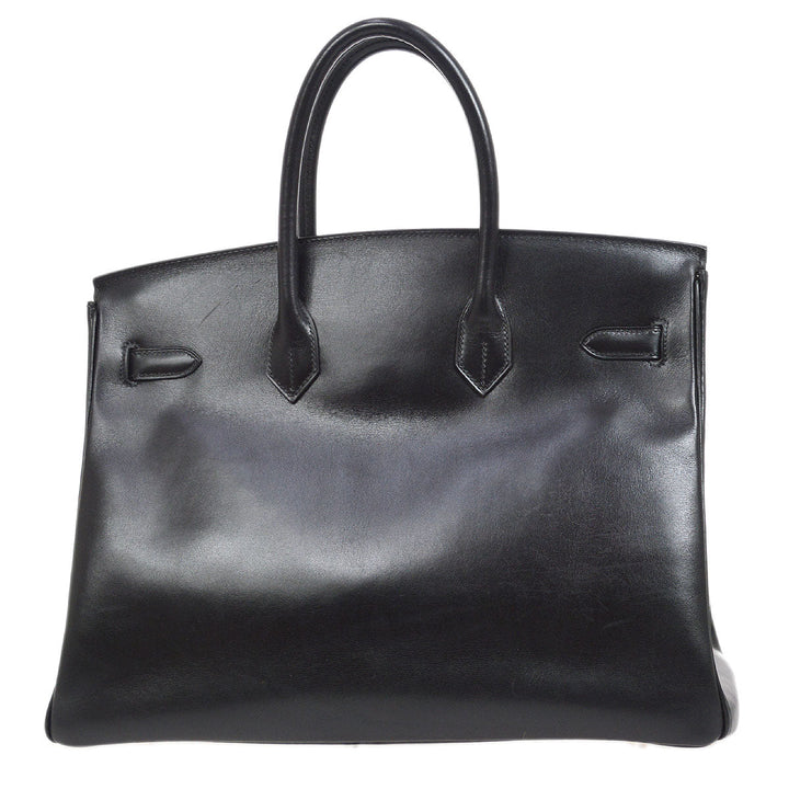 Hermes 2003 BIRKIN 35 Black Box calf