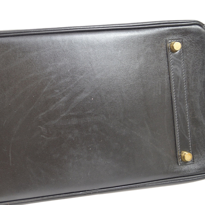 Hermes 2003 BIRKIN 35 Black Box calf
