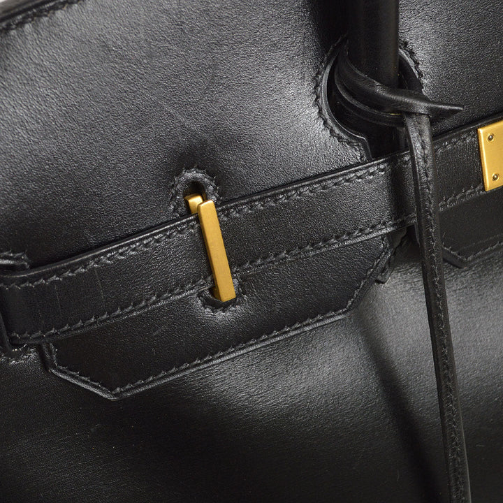 Hermes 2003 BIRKIN 35 Black Box calf
