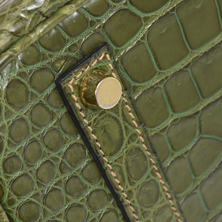 Hermes * 2008 BIRKIN 35 Porosus Crocodile Canopee