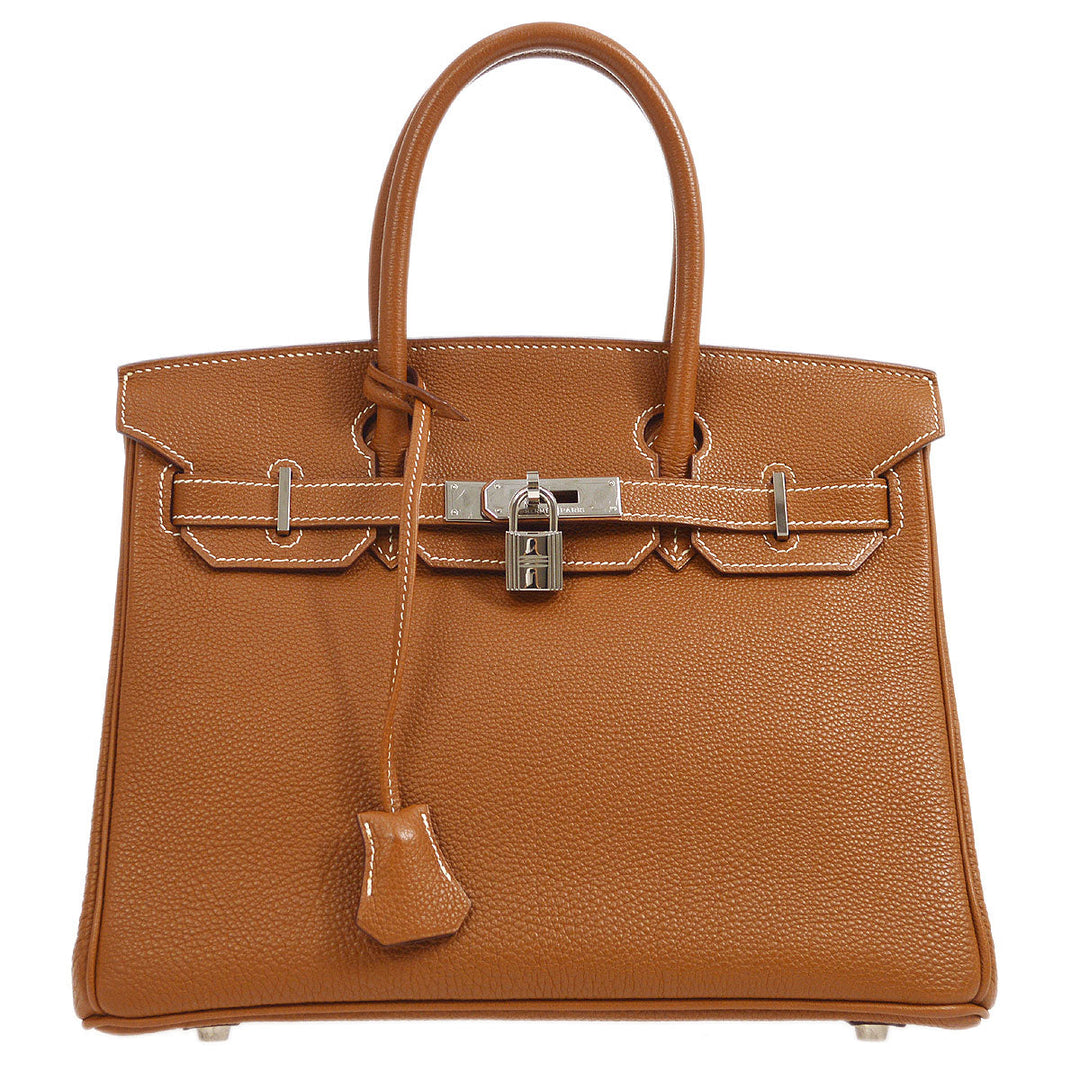 Hermes 2003 BIRKIN 30 Gold Togo
