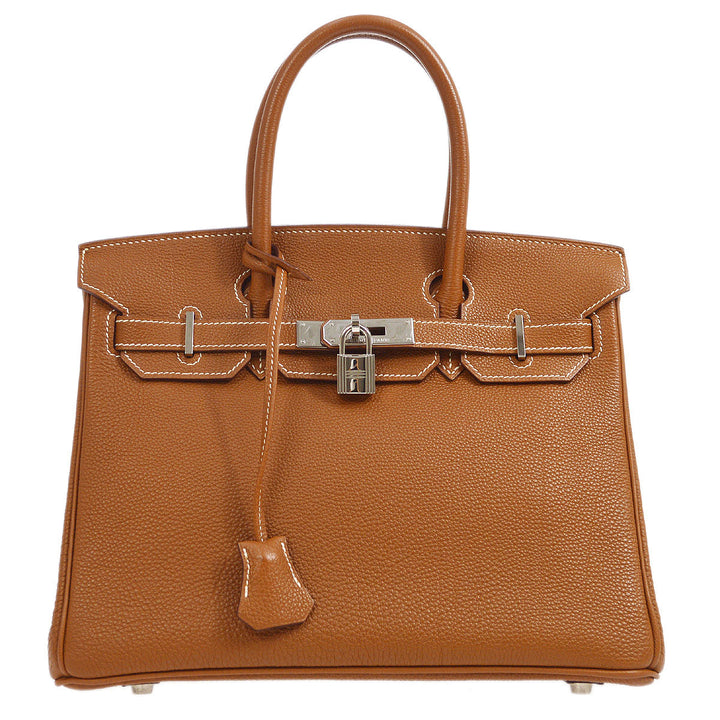 Hermes 2003 BIRKIN 30 Gold Togo