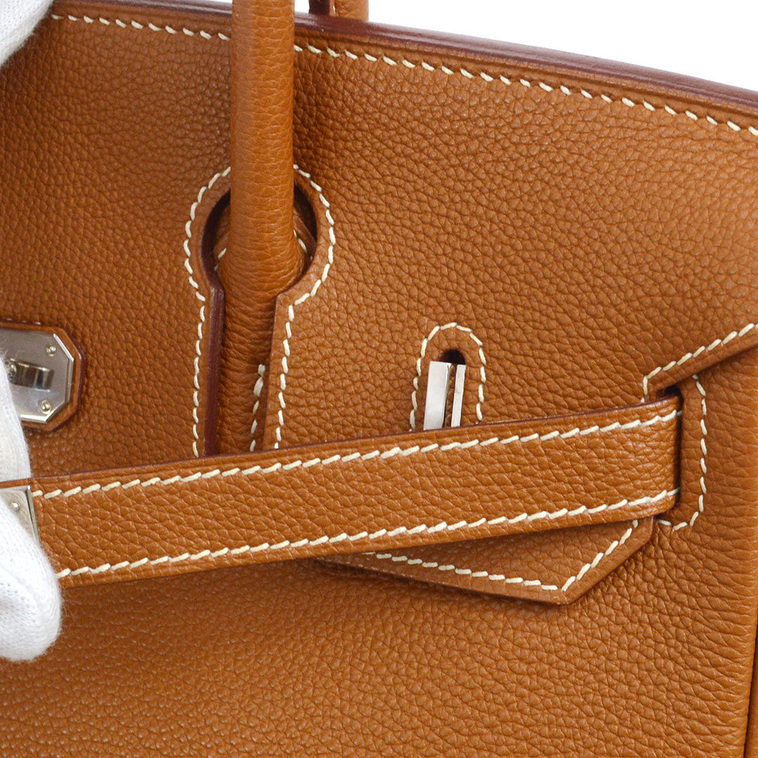 Hermes 2003 BIRKIN 30 Gold Togo