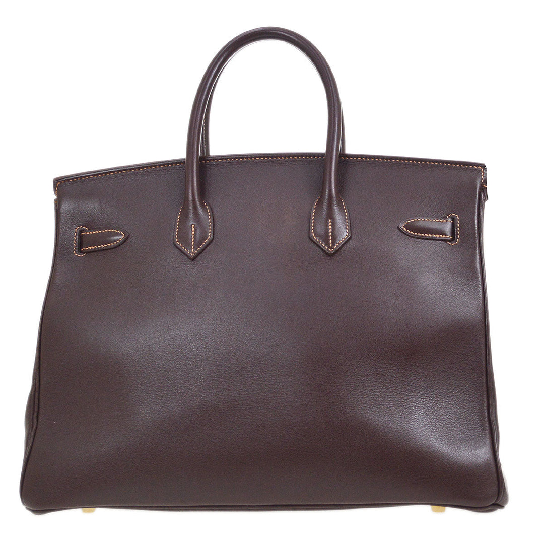 Hermes 1999 BIRKIN 35 Havane Evercalf
