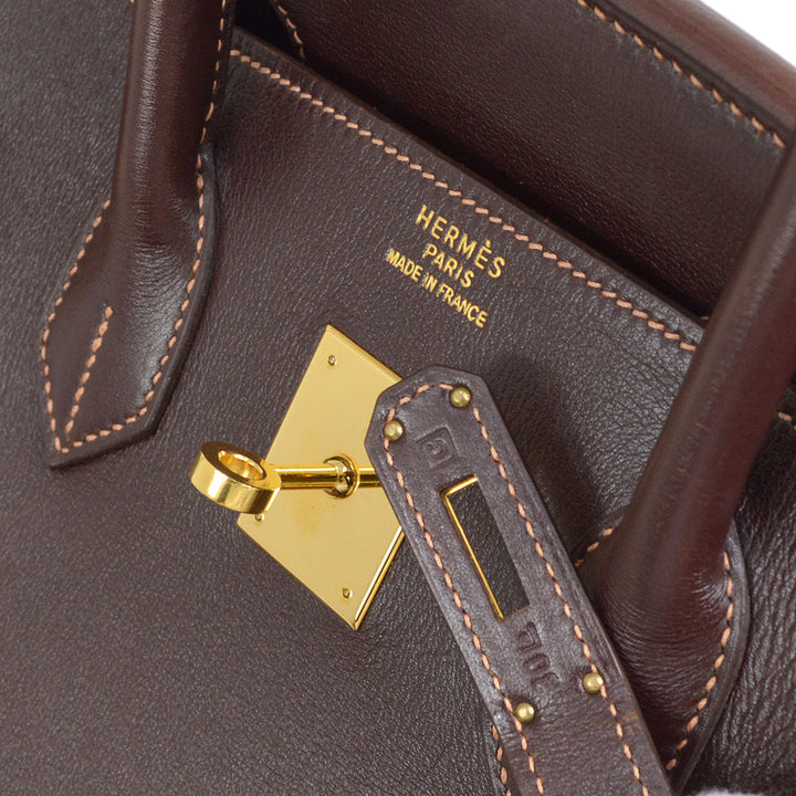 Hermes 1999 BIRKIN 35 Havane Evercalf