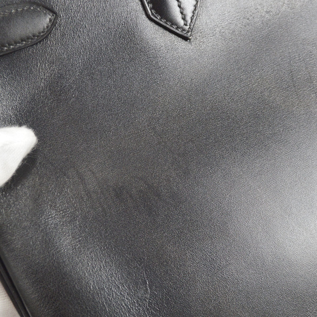 Hermes 2002 BIRKIN 35 Black Box Calf