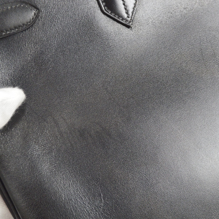 Hermes 2002 BIRKIN 35 Black Box Calf
