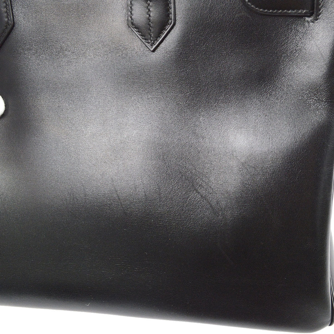 Hermes 2002 BIRKIN 35 Black Box Calf