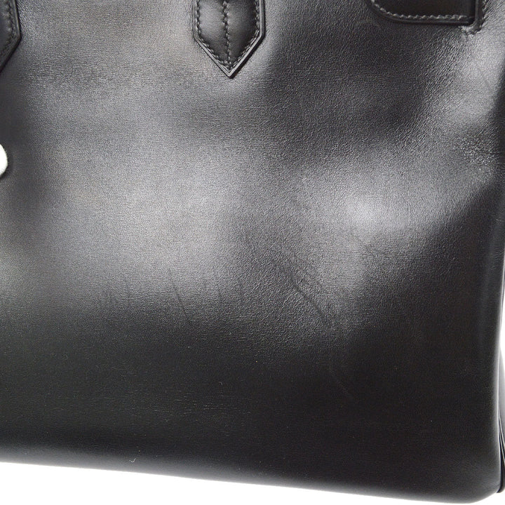 Hermes 2002 BIRKIN 35 Black Box Calf