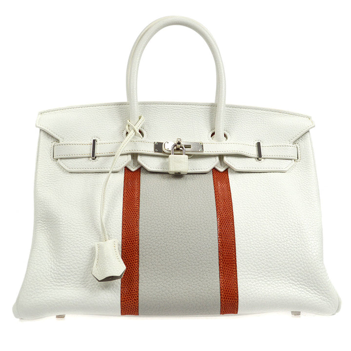 Hermes * 2011 BIRKIN FLAG 35 Taurillon Clemence