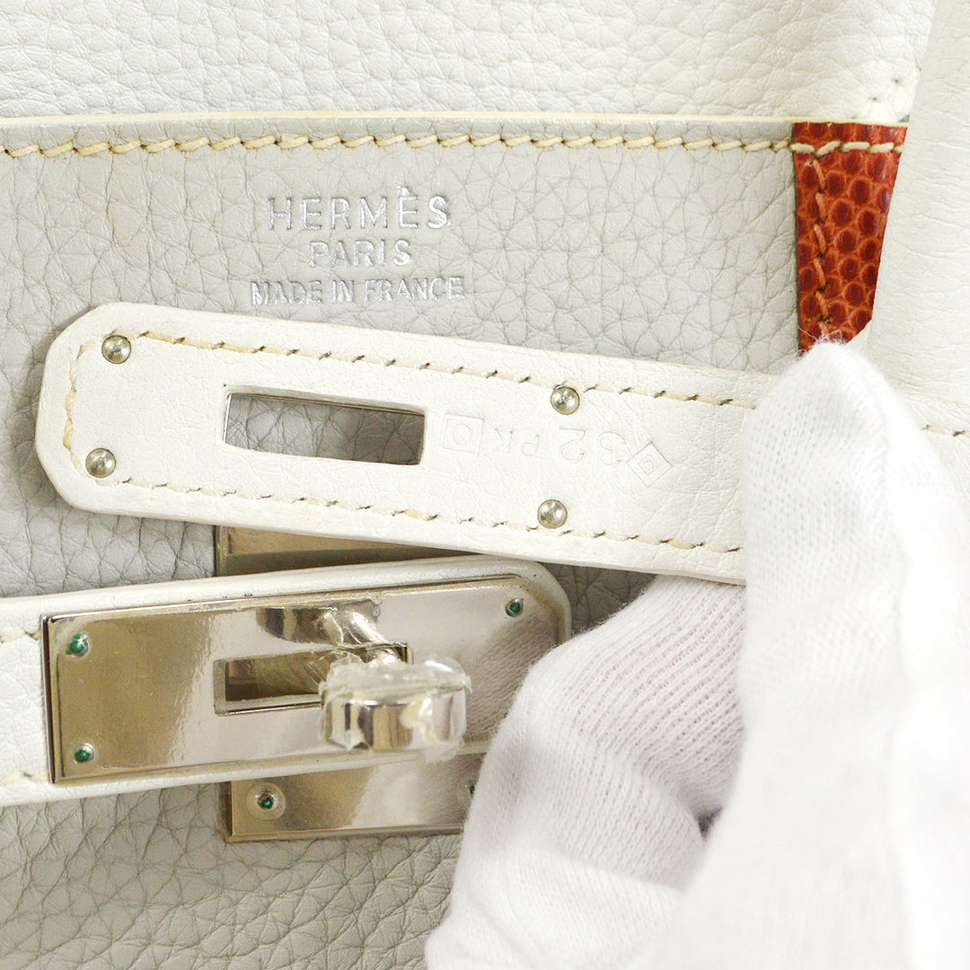 Hermes * 2011 BIRKIN FLAG 35 Taurillon Clemence