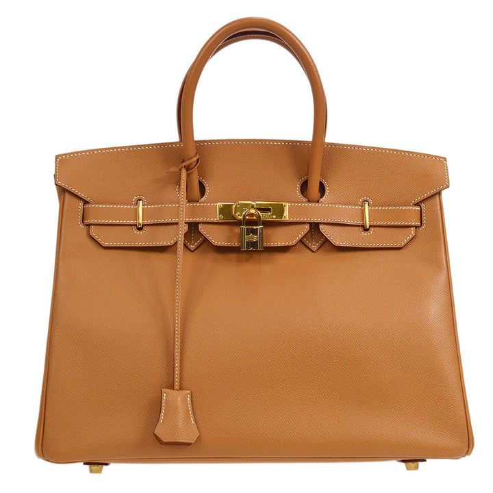 Hermes 2001 BIRKIN 35 Natural Courchevel