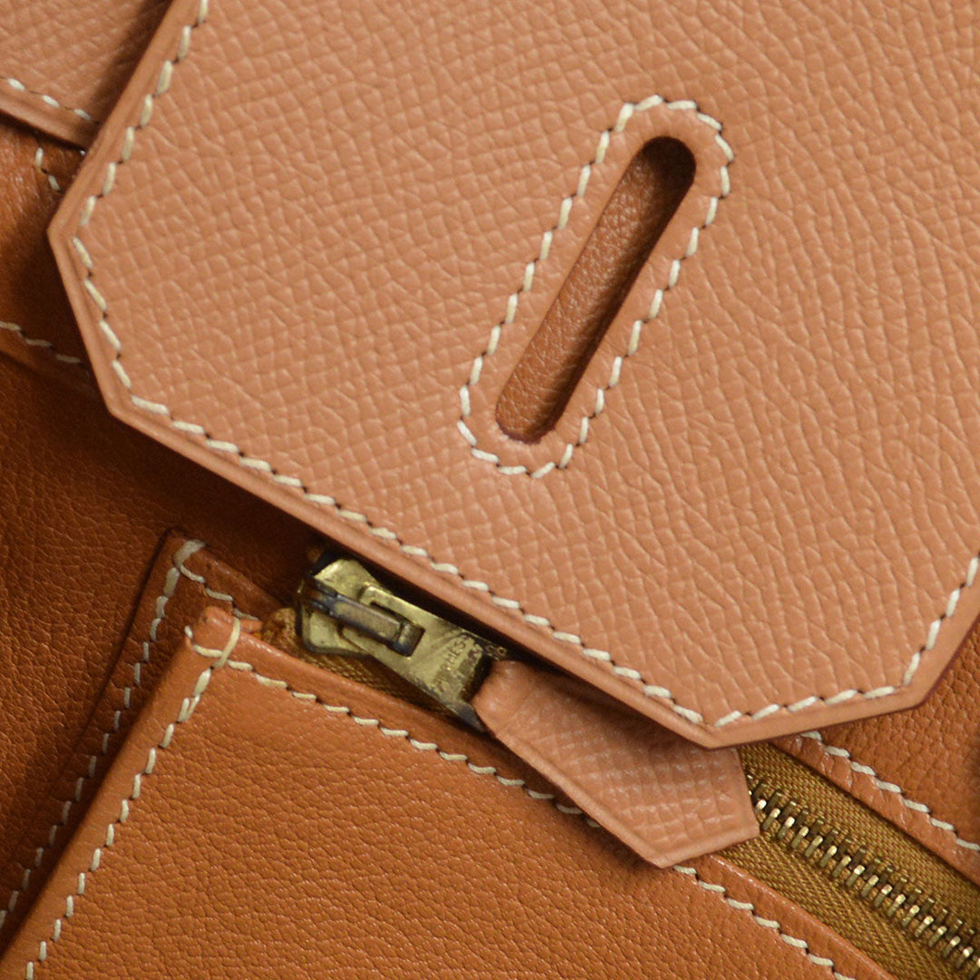 Hermes 2001 BIRKIN 35 Natural Courchevel