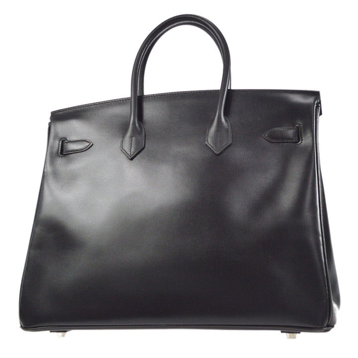 Hermes 1998 BIRKIN 35 Black Box Calf