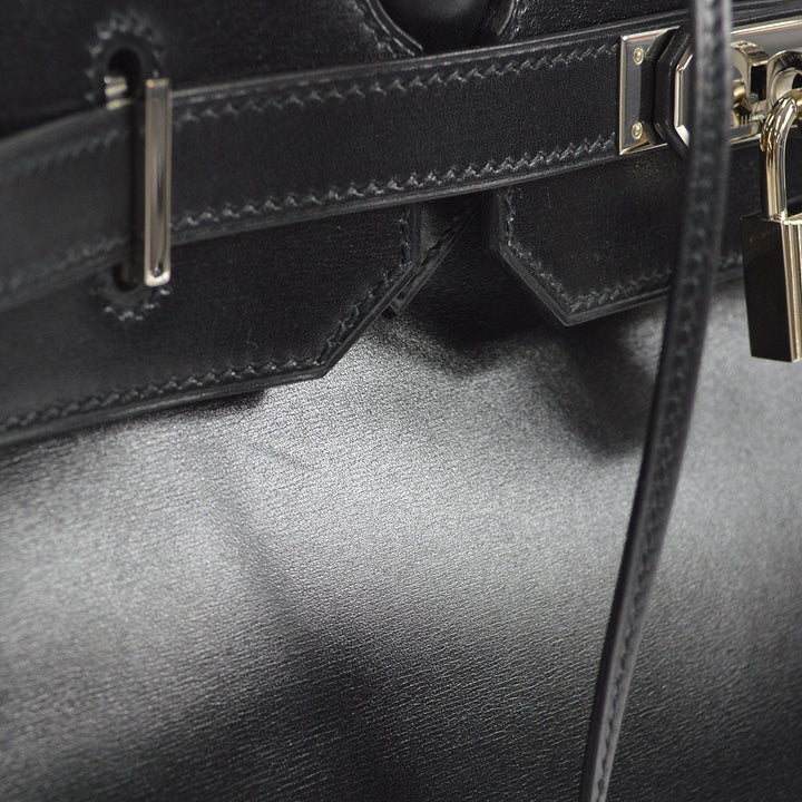 Hermes 1998 BIRKIN 35 Black Box Calf