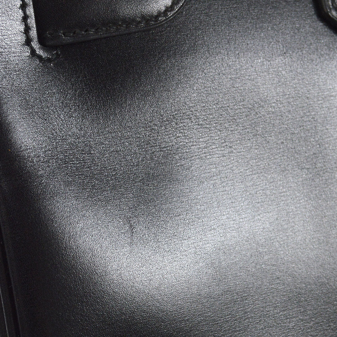 Hermes 1998 BIRKIN 35 Black Box Calf