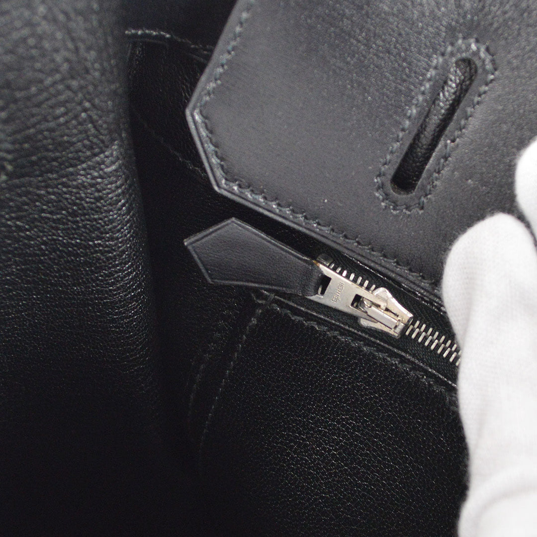 Hermes 1998 BIRKIN 35 Black Box Calf