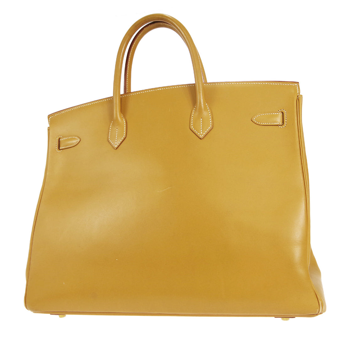 Hermes 1999 BIRKIN 40 Natural Vache