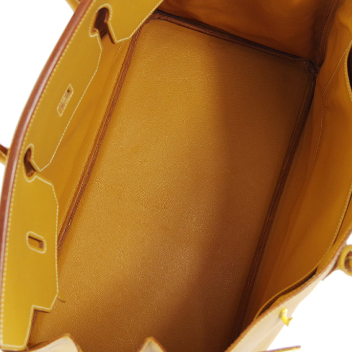 Hermes 1999 BIRKIN 40 Natural Vache