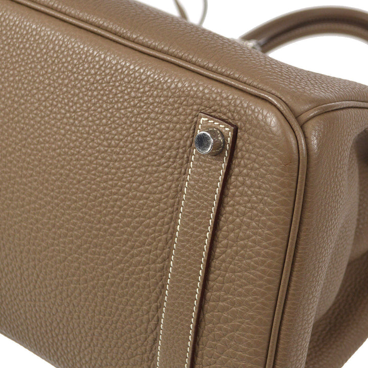 Hermes BIRKIN 35 Handbag Togo Etoupe Gray
