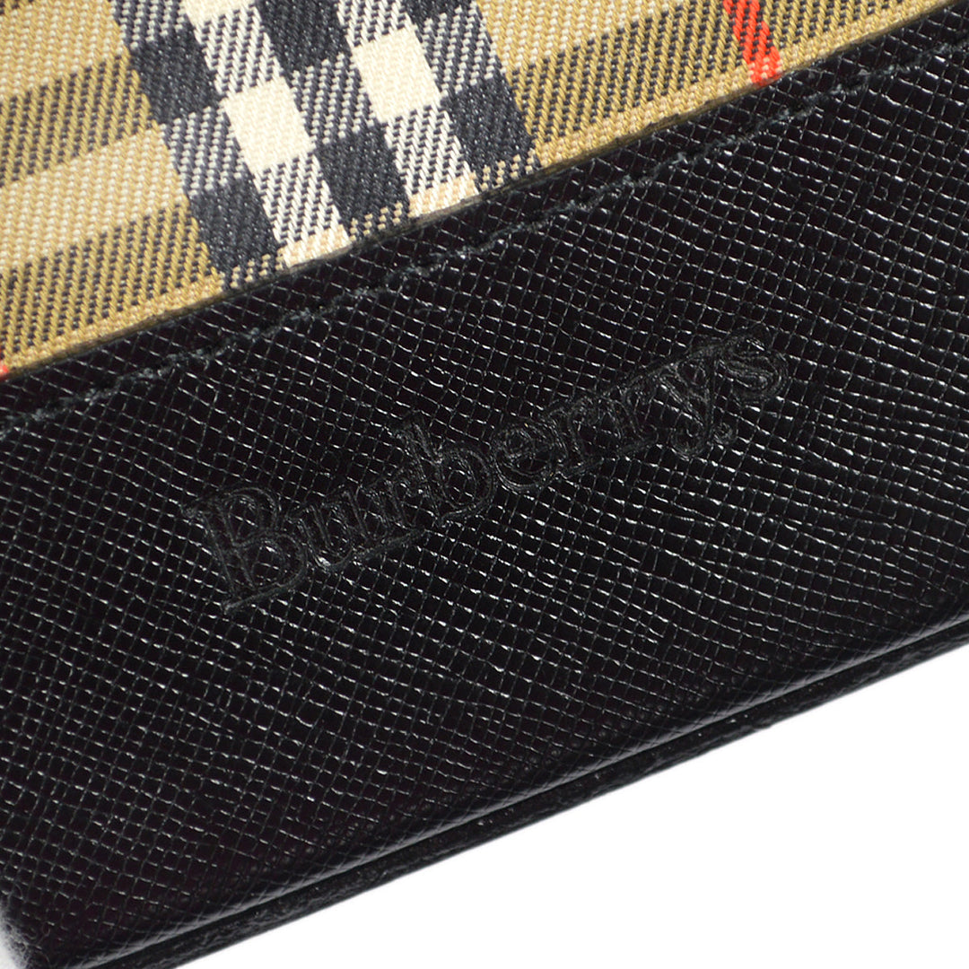 BURBERRY House Check Handbag Beige 78098