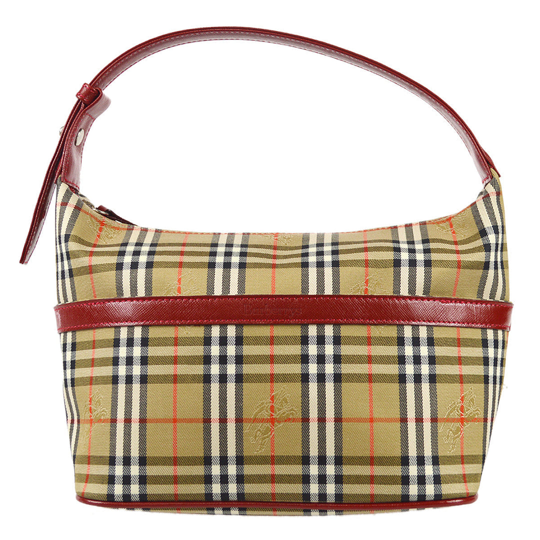 BURBERRYs House Check Handbag Beige 98094