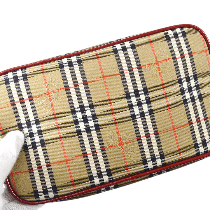 BURBERRYs House Check Handbag Beige 98094