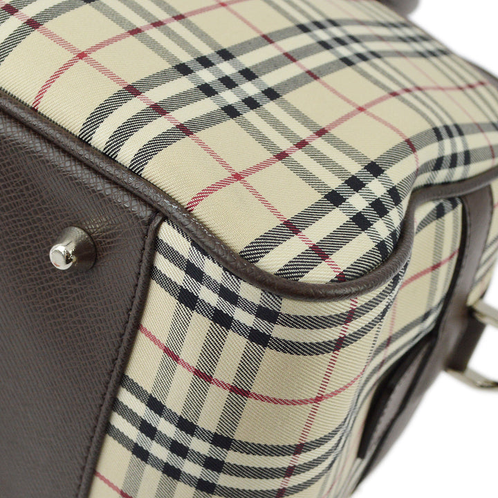 BURBERRY Check 2way Shoulder Handbag 132870