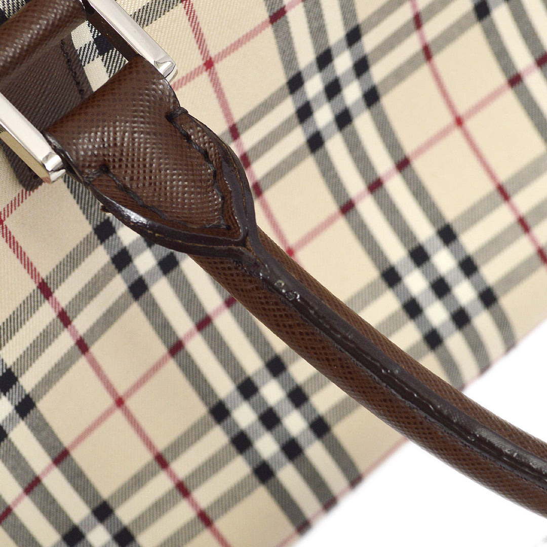 BURBERRY Check 2way Shoulder Handbag 132870