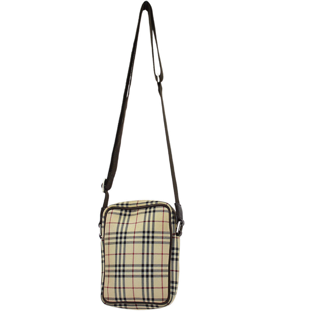 BURBERRY Check Shoulder Bag 161278