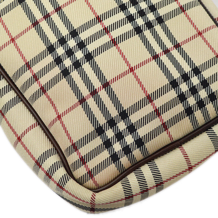 BURBERRY Check Shoulder Bag 161278