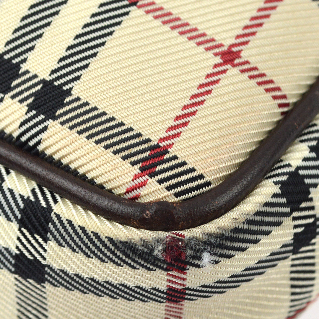 BURBERRY Check Shoulder Bag 161278