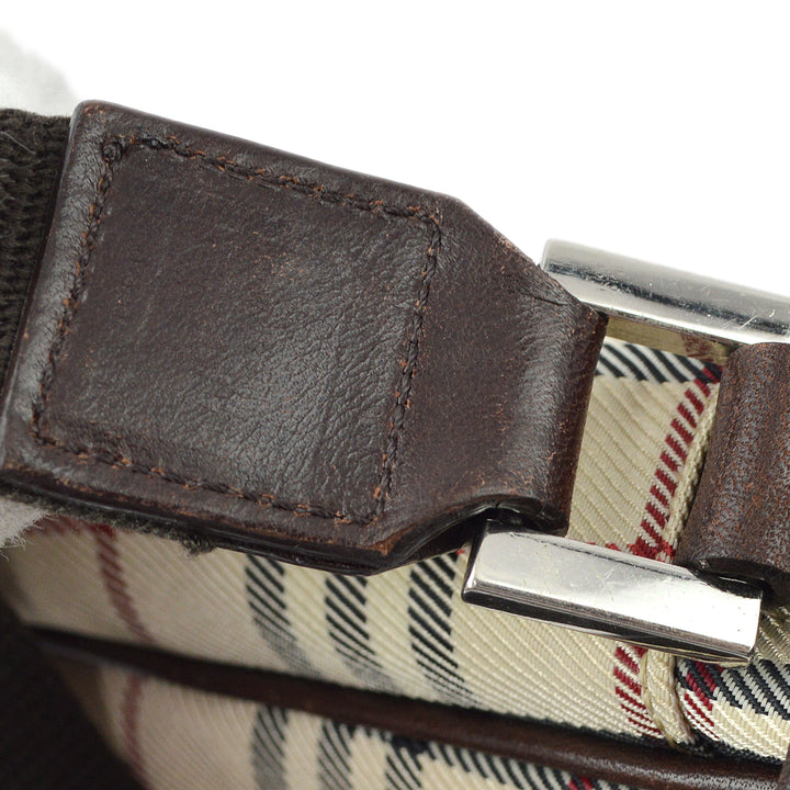 BURBERRY Check Shoulder Bag 161278
