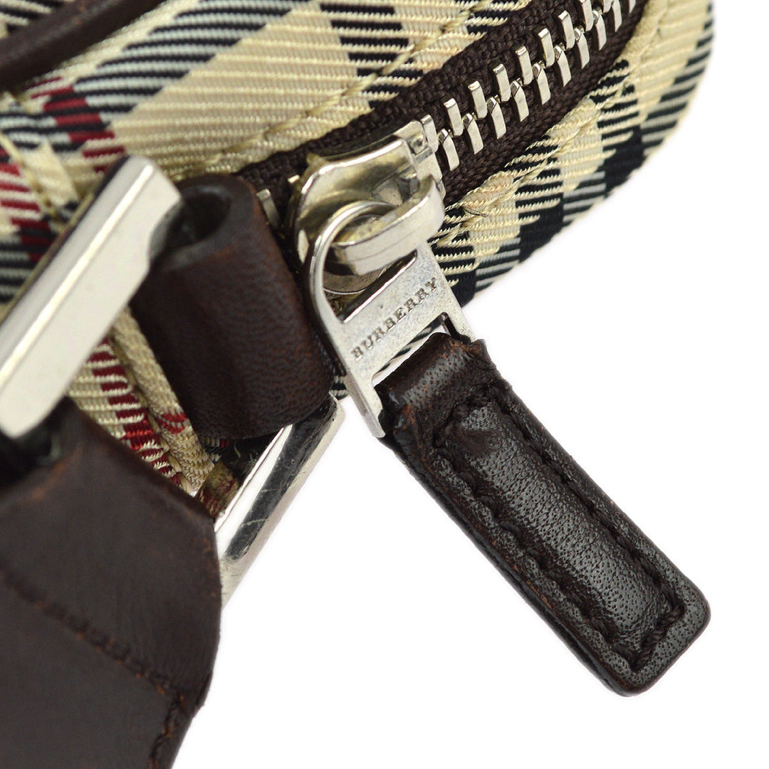 BURBERRY Check Shoulder Bag 161278