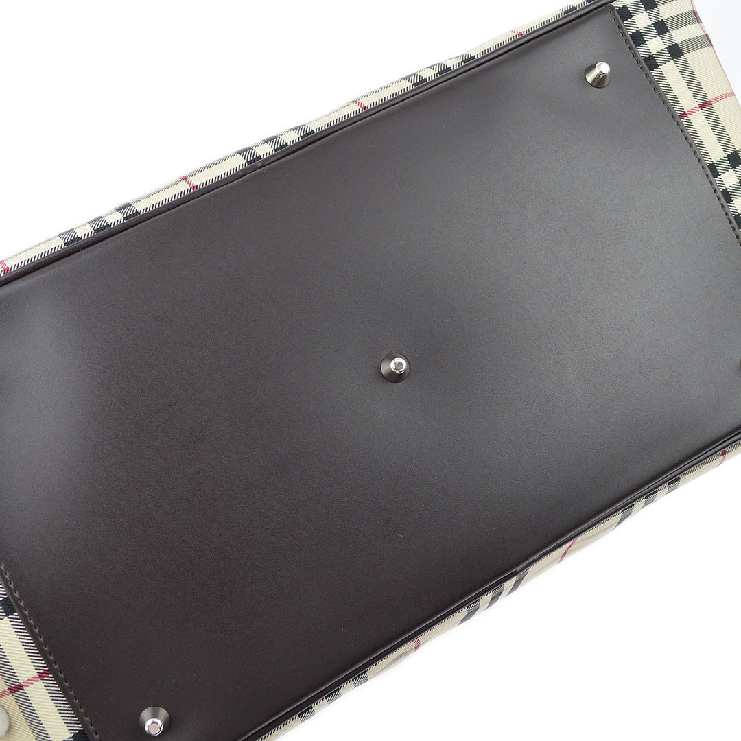 BURBERRY Check 2way Shoulder Handbag 161286