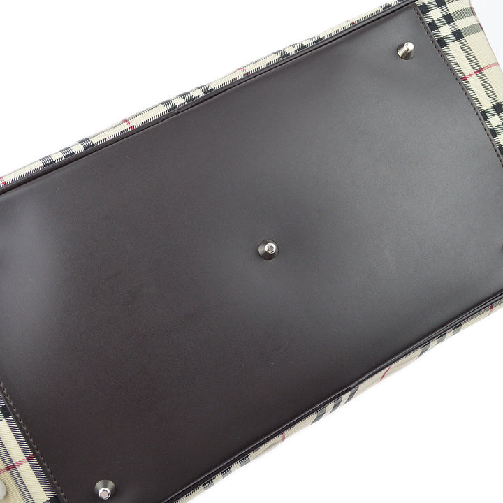 BURBERRY Check 2way Shoulder Handbag 161286
