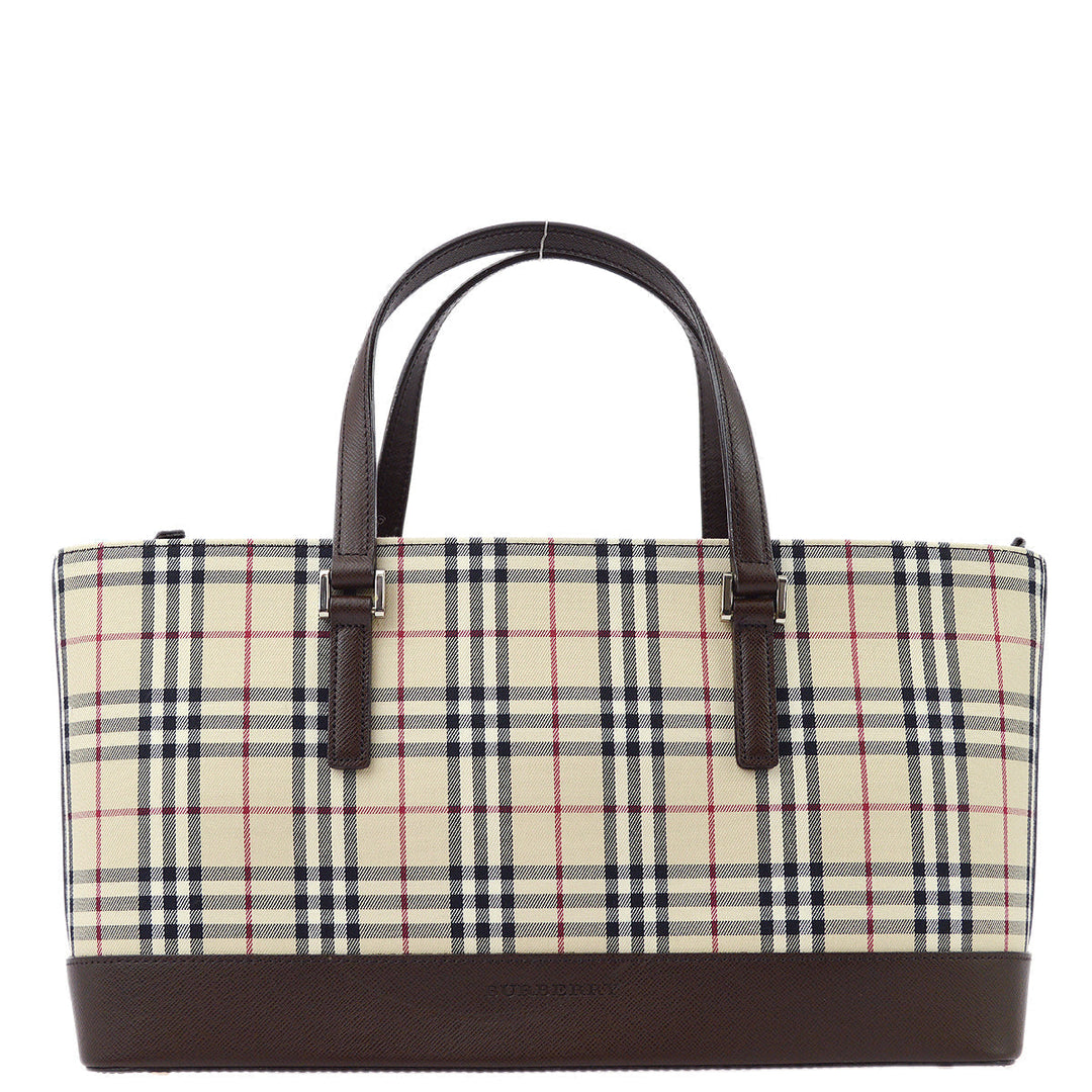 BURBERRY Check Handbag KK91144