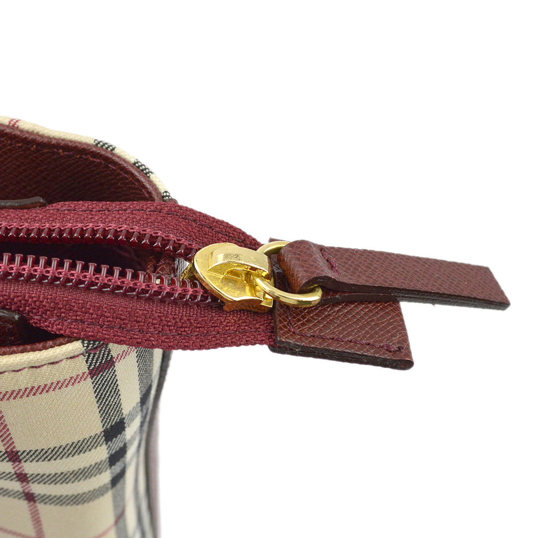 BURBERRY Check Tote Handbag KK30816